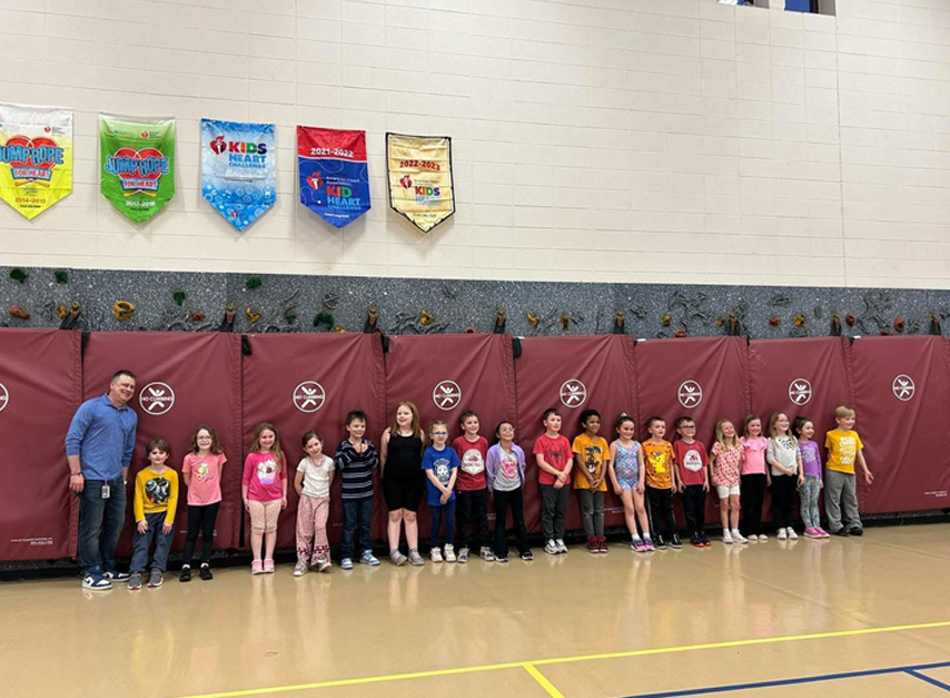 We had so much fun at First Grade Gym Night!