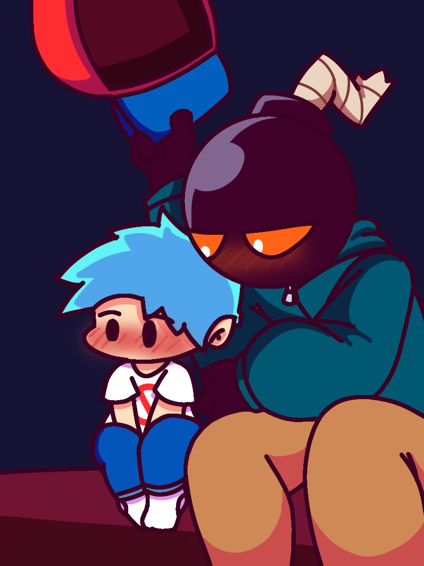 Fnfbun's tweet photo. Boyfriend being teased https://t.co/EY6516LL1I