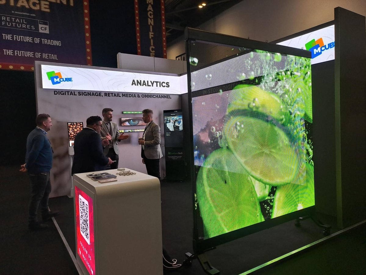ArtAV1's tweet image. Our Muxwave Holographic Invisible Screen made it's way down to London's Excel Centre last week for one of our customers. 
Contact us for availability and pricing on 01642 686086 or at info@artav.co.uk.

📸 IG - @mcube.digital.experiences
#ArtAV #Muxwave #TransparentLEDScreen
