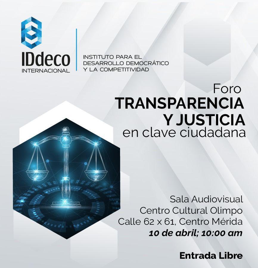 La información es la base de toda decisión. Hoy #Foro Transparencia y Justicia en clave ciudadana. De qué va el proceso electoral
El <a href="/IDdeco_/">IDdeco</a> te invita a este 👇🏿 Foro con entrada libre
🗓️Viernes 10 de abril
🕙10 am
📍Centro Cultural Olimpo