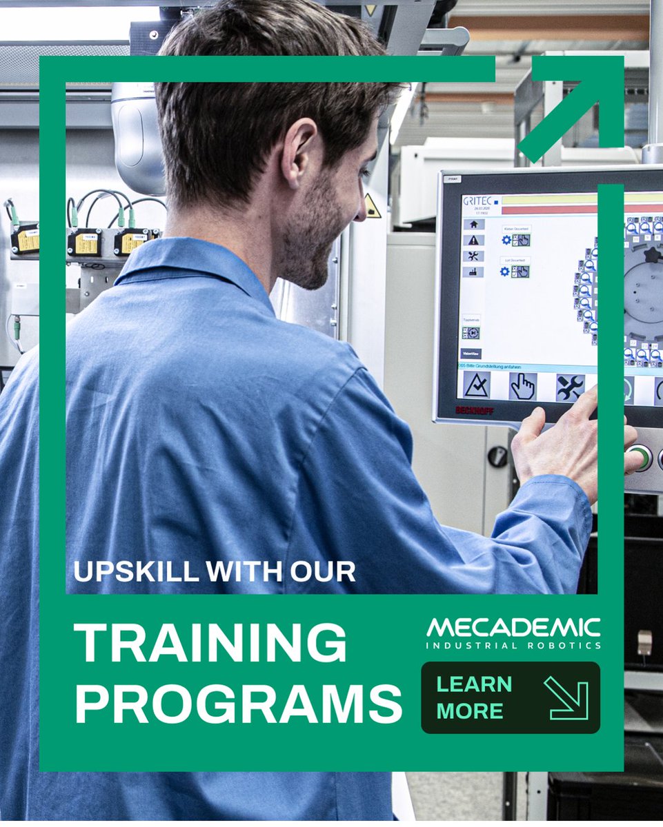 Are you an integrator, a machine builder, or an end user of our robots? Our training programs are designed for you 👨‍🏭👩‍🏭 Let our experts guide you through the features of our industrial robots in a personalized way. Request a quote today! 👉 hubs.la/Q03gN2m40