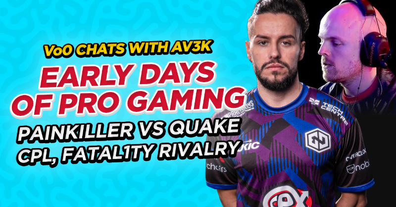 TeamEndpoint's tweet photo. We found the legendary Voo 😎

He chats with  @Av3kk &amp; @thisisins about the early days of pro gaming and his rivalry with @Fatal1ty 🎙

 🎙
