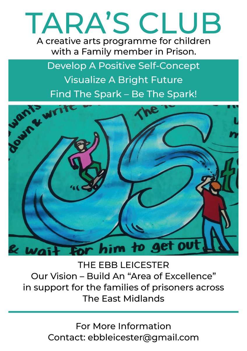 TheEbbLeicester's tweet photo. Vision 2030 - Build an "Area of Excellence" 
in support for the families of prisoners across
The East Midlands

Join us - Thursday 17th April - 
Utilita Energy Hub, 56 Charles St, Leicester LE1 1FB
From 1-3pm

Co-Production/Partnership/Connection https://t.co/1BYcZaqCG7