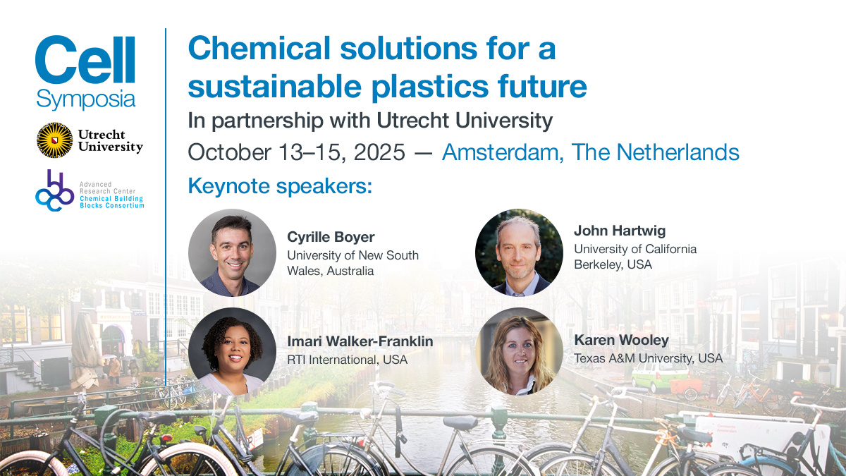 Chem Catalysis (@chemcatalysis) on Twitter photo We’re proud to announce the keynote speakers and program for the Cell Symposia: Chemical solutions for a sustainable plastics future:
Cyrille Boyer (UNSW), John Hartwig (<a href="/UCB_Chemistry/">College of Chemistry</a>), <a href="/dr_imariwalker/">Imari Walker-Franklin | Microplastics Bae | PhD</a> (<a href="/RTI_Intl/">RTI International</a>) & <a href="/karen_wooley/">Karen L Wooley</a> (<a href="/TAMU/">Texas A&M University</a>) hubs.li/Q03gxr1T0 We’re proud to announce the keynote speakers and program for the Cell Symposia: Chemical solutions for a sustainable plastics future:
Cyrille Boyer (UNSW), John Hartwig (<a href="/UCB_Chemistry/">College of Chemistry</a>), <a href="/dr_imariwalker/">Imari Walker-Franklin | Microplastics Bae | PhD</a> (<a href="/RTI_Intl/">RTI International</a>) & <a href="/karen_wooley/">Karen L Wooley</a> (<a href="/TAMU/">Texas A&M University</a>) hubs.li/Q03gxr1T0
