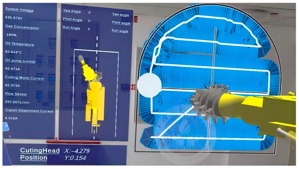 Applsci's tweet image. 📢 Read our paper
📚 A Method for Building a Mixed-Reality Digital Twin of a Roadheader Monitoring System
🔗 mdpi.com/2076-3417/14/2…
👨‍🔬 by Xuedi Hao et al.
#roadheader #digitaltwin #equipmentmonitoring
@CUMT1909