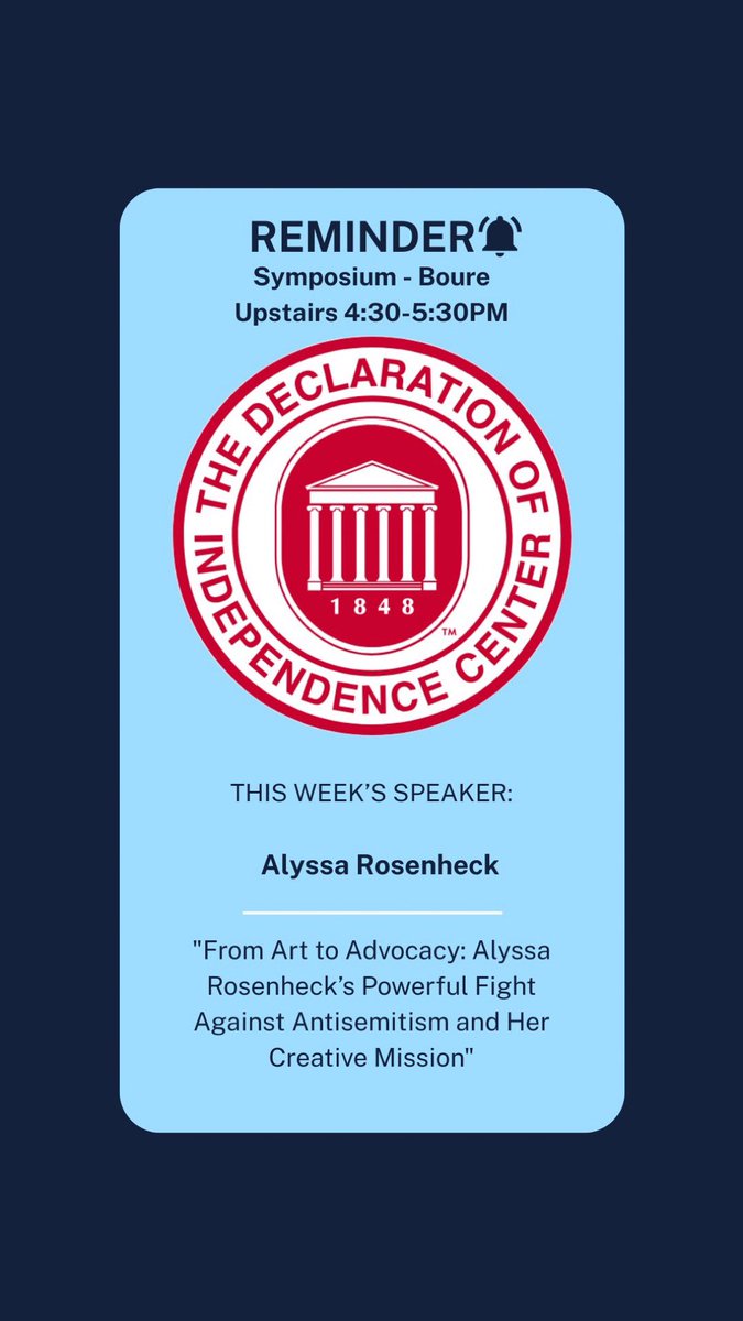 SYMPOSIUM REMINDER!!!!! We hope to see you at 4:30 :)