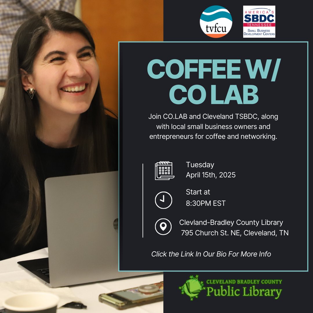 thecompanylab's tweet photo. Join us for an opportunity to connect with fellow creatives and entrepreneurs, exchange ideas, and gain fresh inspiration for your next big project.
🔗https://t.co/aTH2hvEW23

#TheCompanyLab #TNInnovates #COLAB #SupportLocalStartups #Entrepreneurship #Networking #Innovation https://t.co/83wsDdqP0a