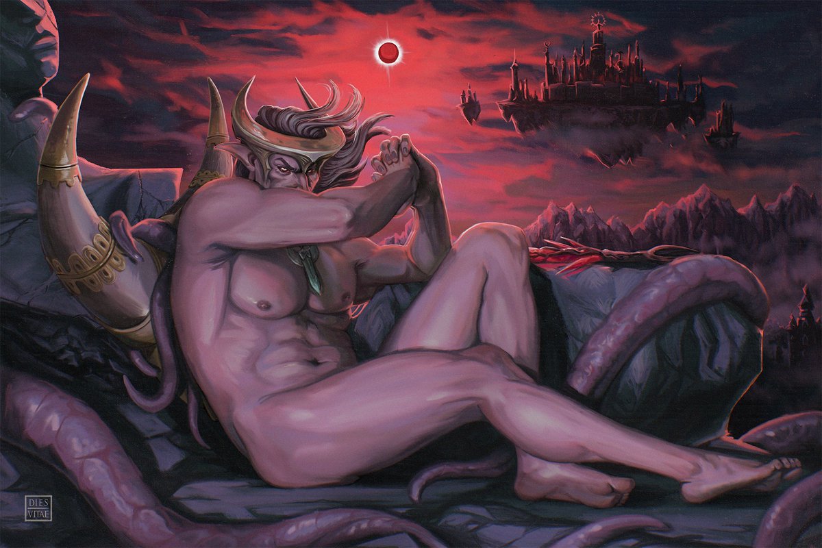 As he embraced the Blight, the whole world fell with him.
Elgar'nan piece based upon The Fallen Angel by Alexandre Cabanel