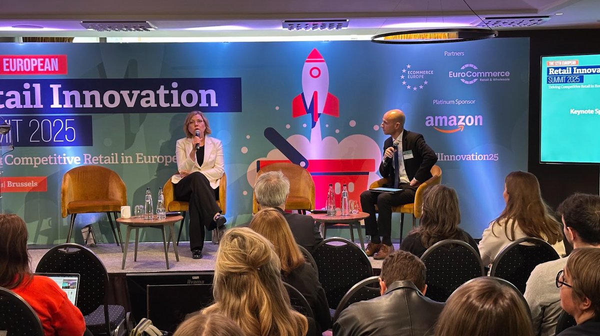 Ecommerce Europe (@ecommerce_eu) on Twitter photo EVP <a href="/HennaVirkkunen/">Henna Virkkunen</a> shared thoughts on the Commission's commitment to ensure enforcement of the Digital Services Act and the important role the retail sector plays. As for the digital fitness check, the EVP reassured that it aims to reduce red tape & admin. burdens for companies. EVP <a href="/HennaVirkkunen/">Henna Virkkunen</a> shared thoughts on the Commission's commitment to ensure enforcement of the Digital Services Act and the important role the retail sector plays. As for the digital fitness check, the EVP reassured that it aims to reduce red tape & admin. burdens for companies.