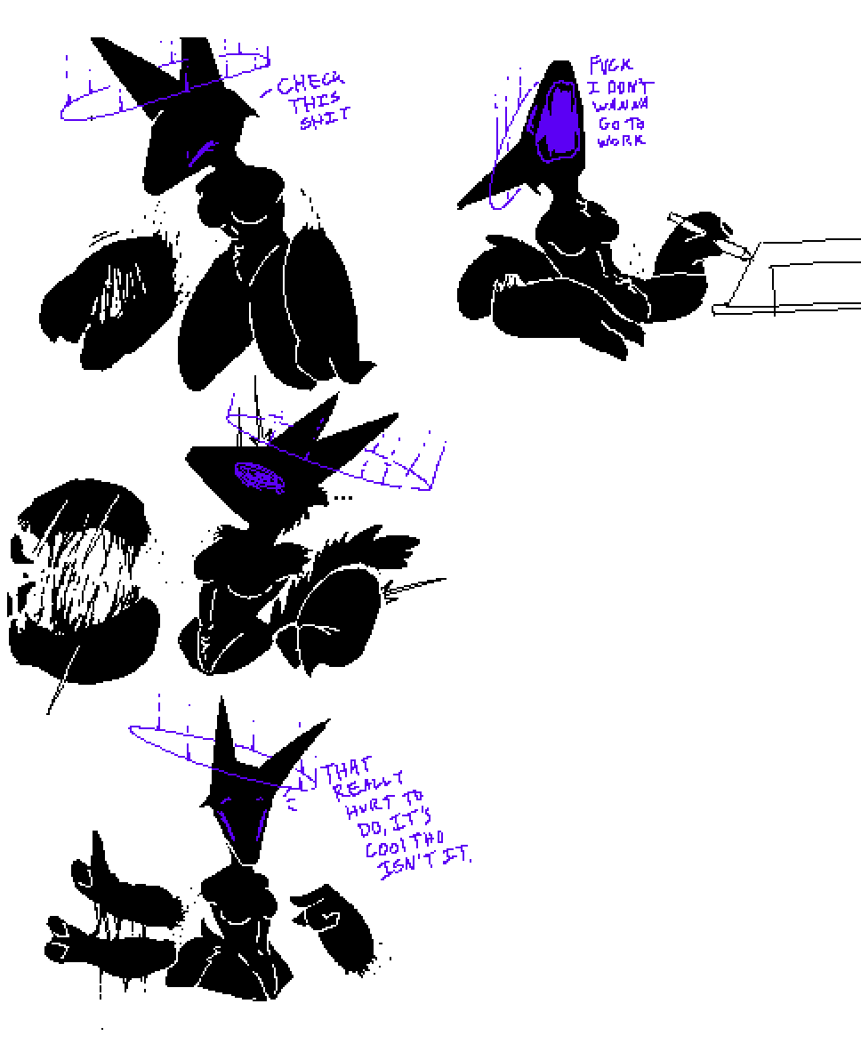 Stephs_art_junk's tweet image. yeah i&apos;m probably sticking with this design, vile thing that changes aspects of herself