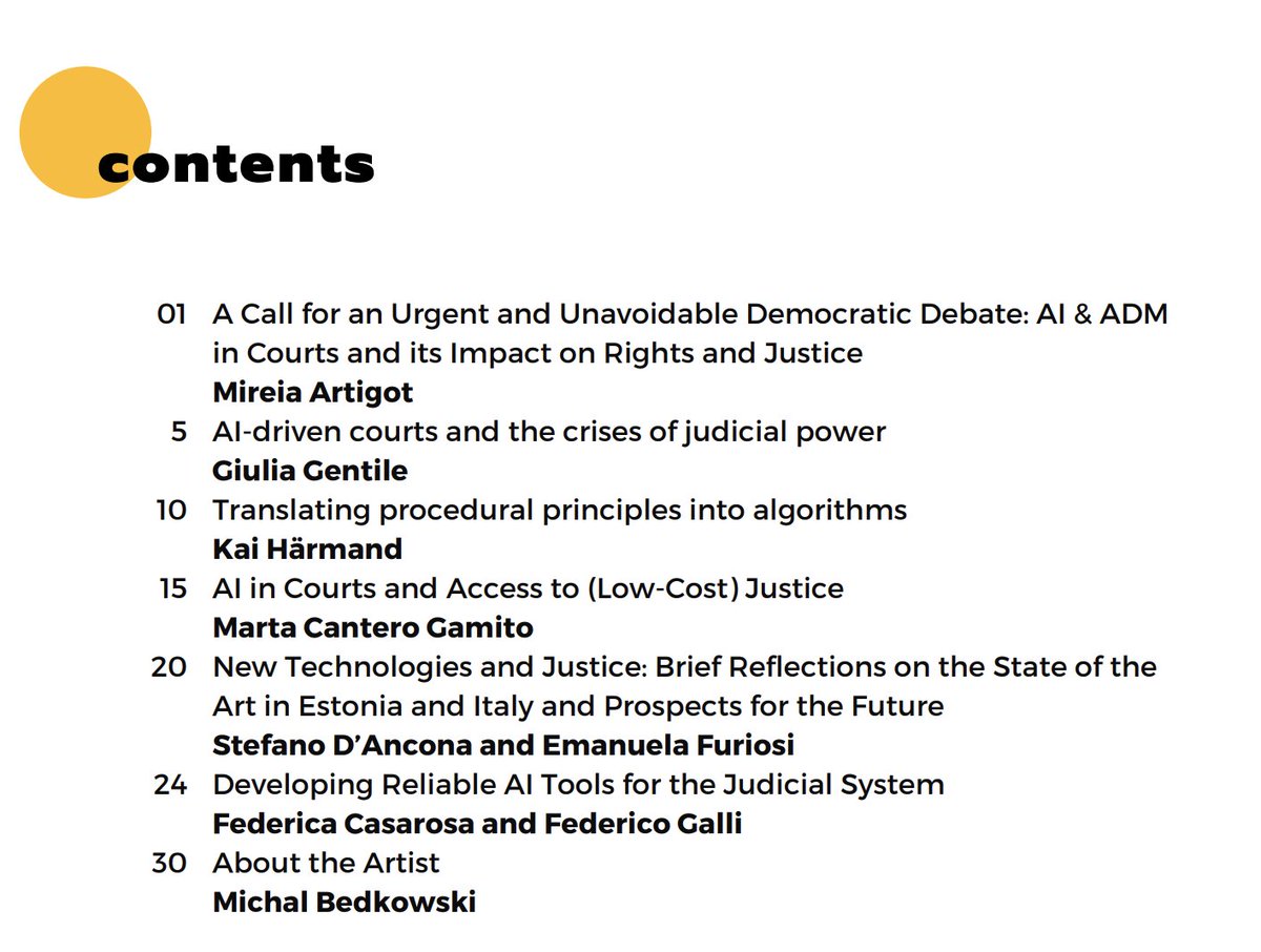 The Digital Constitutionalist (@the_digi_con) on Twitter photo Have you not read the DigiBook yet?
💫 Dive deep into the challenges and the complexities surrounding the transition towards artificial justice.
📖 Edited by <a href="/MartaCantero/">Marta Cantero</a> and Giulia Gentile
🧷 digi-con.org/artificial-int… Have you not read the DigiBook yet?
💫 Dive deep into the challenges and the complexities surrounding the transition towards artificial justice.
📖 Edited by <a href="/MartaCantero/">Marta Cantero</a> and Giulia Gentile
🧷 digi-con.org/artificial-int…