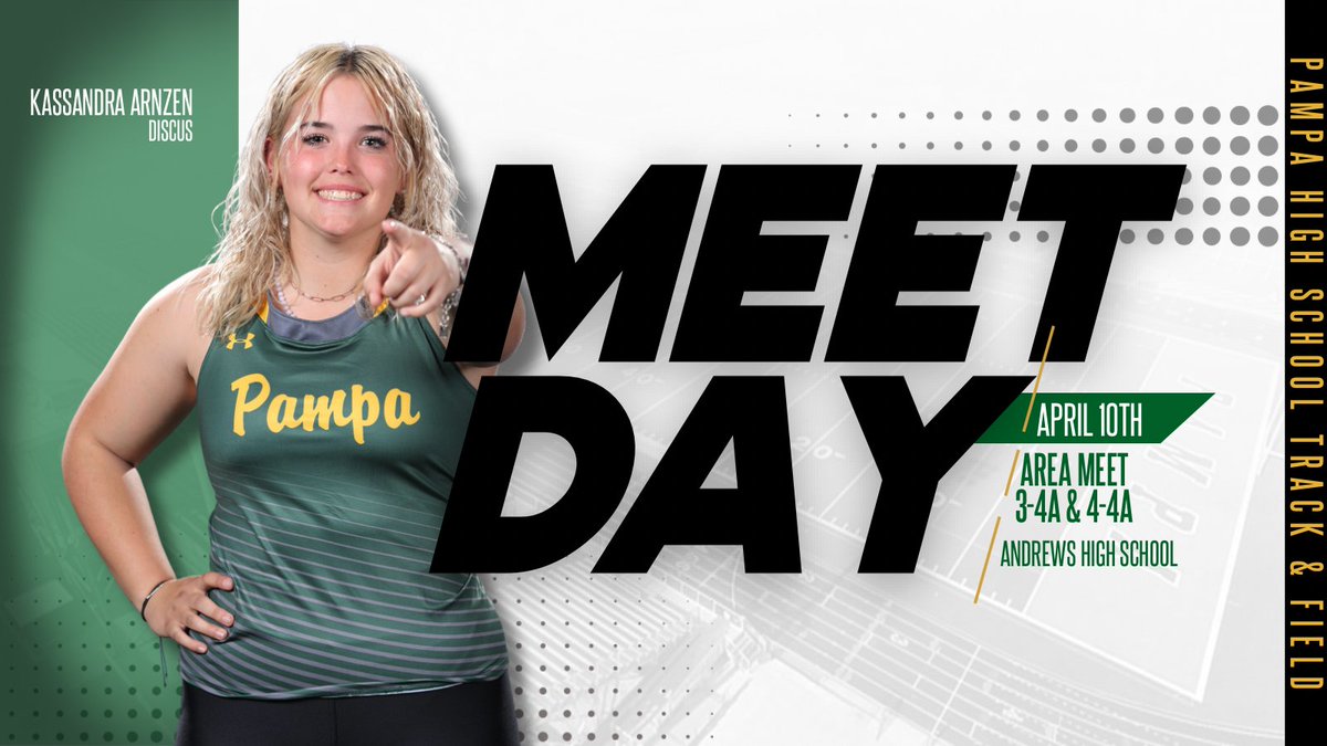 Pampa_Athletics's tweet photo. Good luck to our athletes competing in the Area Meet today! 💪

#PHStrack︱#pampaproud https://t.co/MTNr5KNRPD
