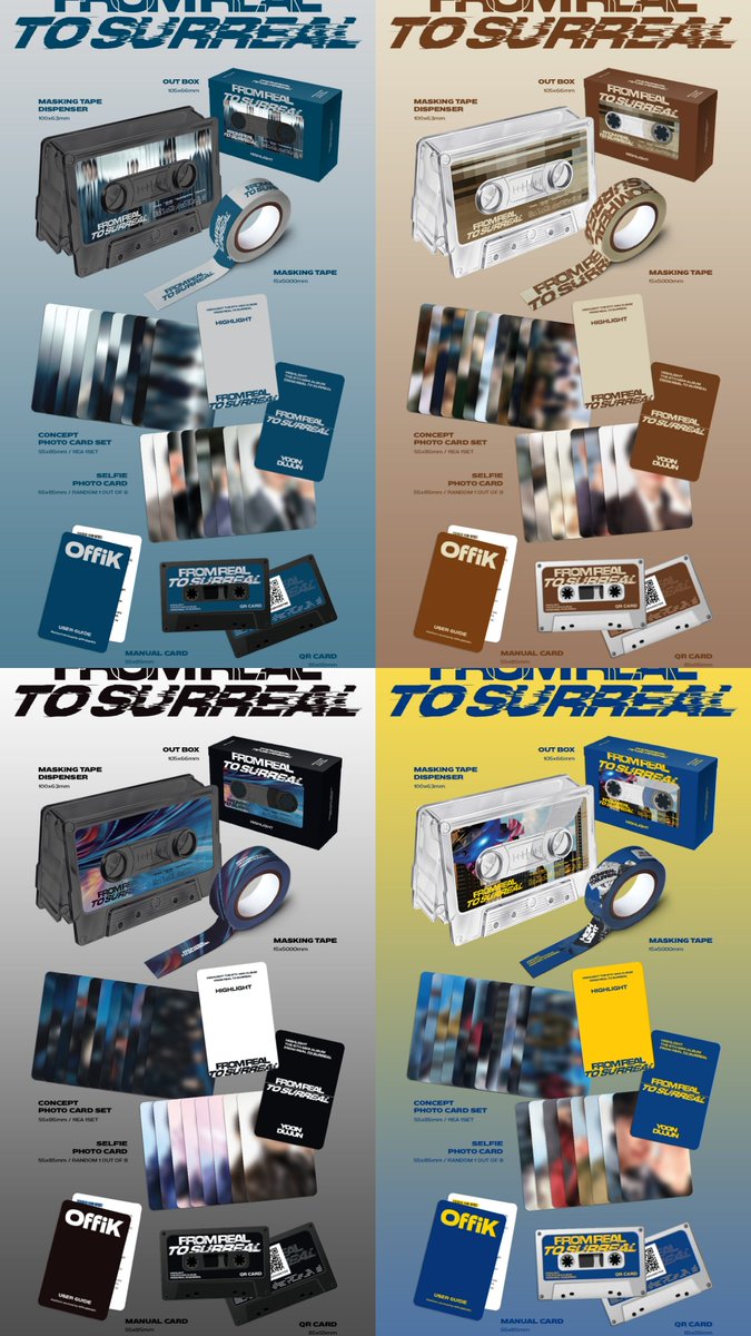 하이라이트 미니 6집 
From Real to Surreal

포토북 / 플랫폼 버전 모아보기