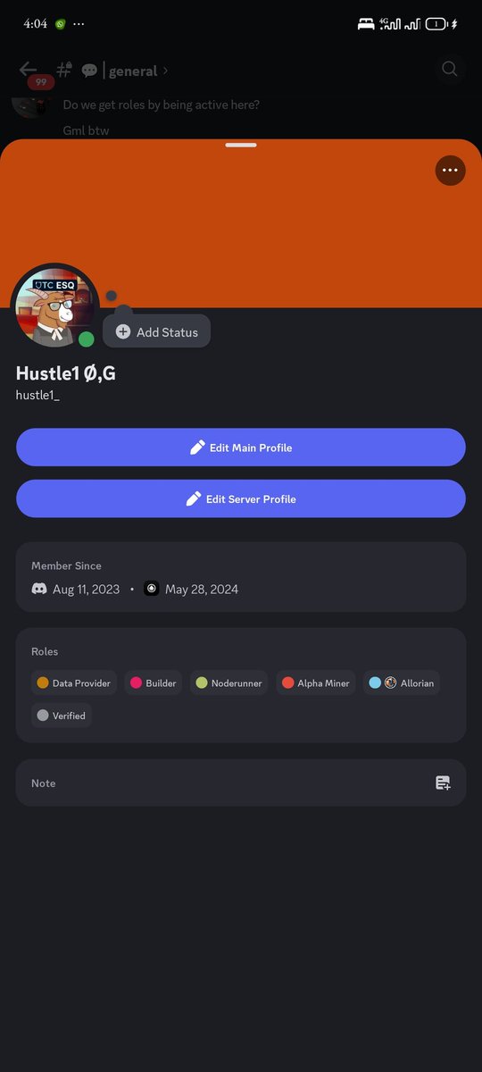 hustleone21's tweet image. Have been bullish on @AlloraNetwork since 
🏹Joined their discord last year as seen Bellow
🏹Participated on Testnet then but didn&apos;t get it right tho 
Then I faded 🤧 

Now I wanna digest Allorapilled 
gML 
@allorapills