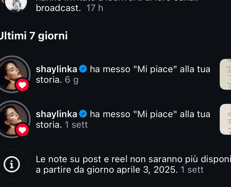Shaila e’ per pochi, per chi sa comprendere i suoi silenzi, per chi sa empatizzare, per chi tocca con estrema delicatezza il cuore,per chi cerca di capire invece che giudicare. 

Un Grazie a chi gli invia assiduamente post sulla coppia, grazie a voi, non ci legge piú <a href="/shaylinkaa/">Shaila Gatta</a>