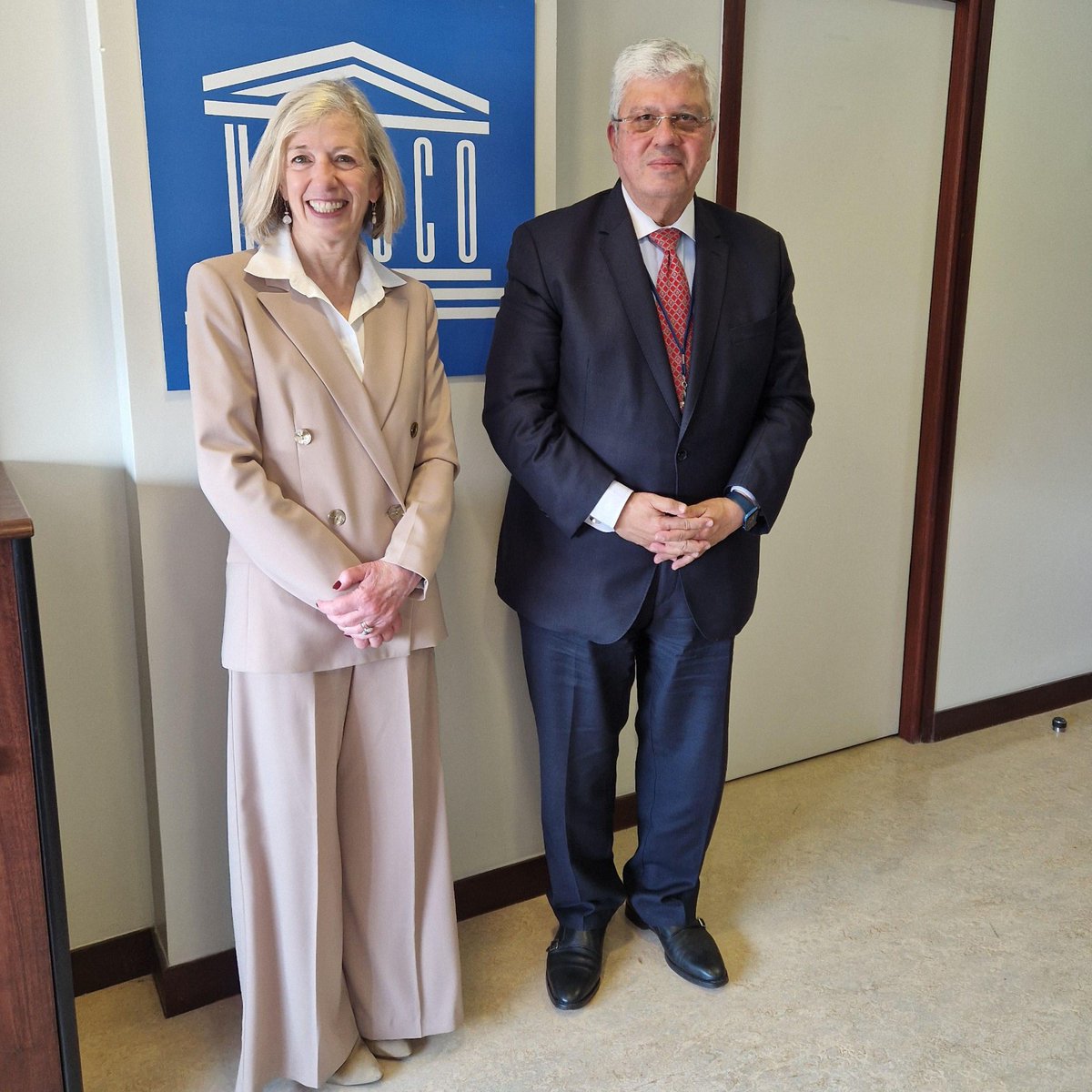 Stefania Giannini (@stegiannini) on Twitter photo Excellent meeting with H.E. Prof Mohamed Ayman Ashour, Minister of Higher Education and Scientific Research #Egypt. <a href="/UNESCO/">UNESCO 🏛️ #Education #Sciences #Culture 🇺🇳</a> looks forward to supporting Egypt’s ambitious initiatives in #HigherEducation and TVET. Excellent meeting with H.E. Prof Mohamed Ayman Ashour, Minister of Higher Education and Scientific Research #Egypt. <a href="/UNESCO/">UNESCO 🏛️ #Education #Sciences #Culture 🇺🇳</a> looks forward to supporting Egypt’s ambitious initiatives in #HigherEducation and TVET.