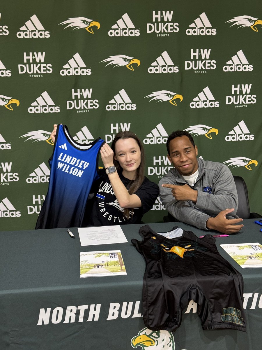 NorthBWrestling's tweet photo. Congratulations Breanna Turnbaugh on signing your letter of commitment to Lindsey Wilson College Wrestling !!! We are all very proud of you!!! Your future is very bright!!! #NBProud https://t.co/0ttpUS1bnG