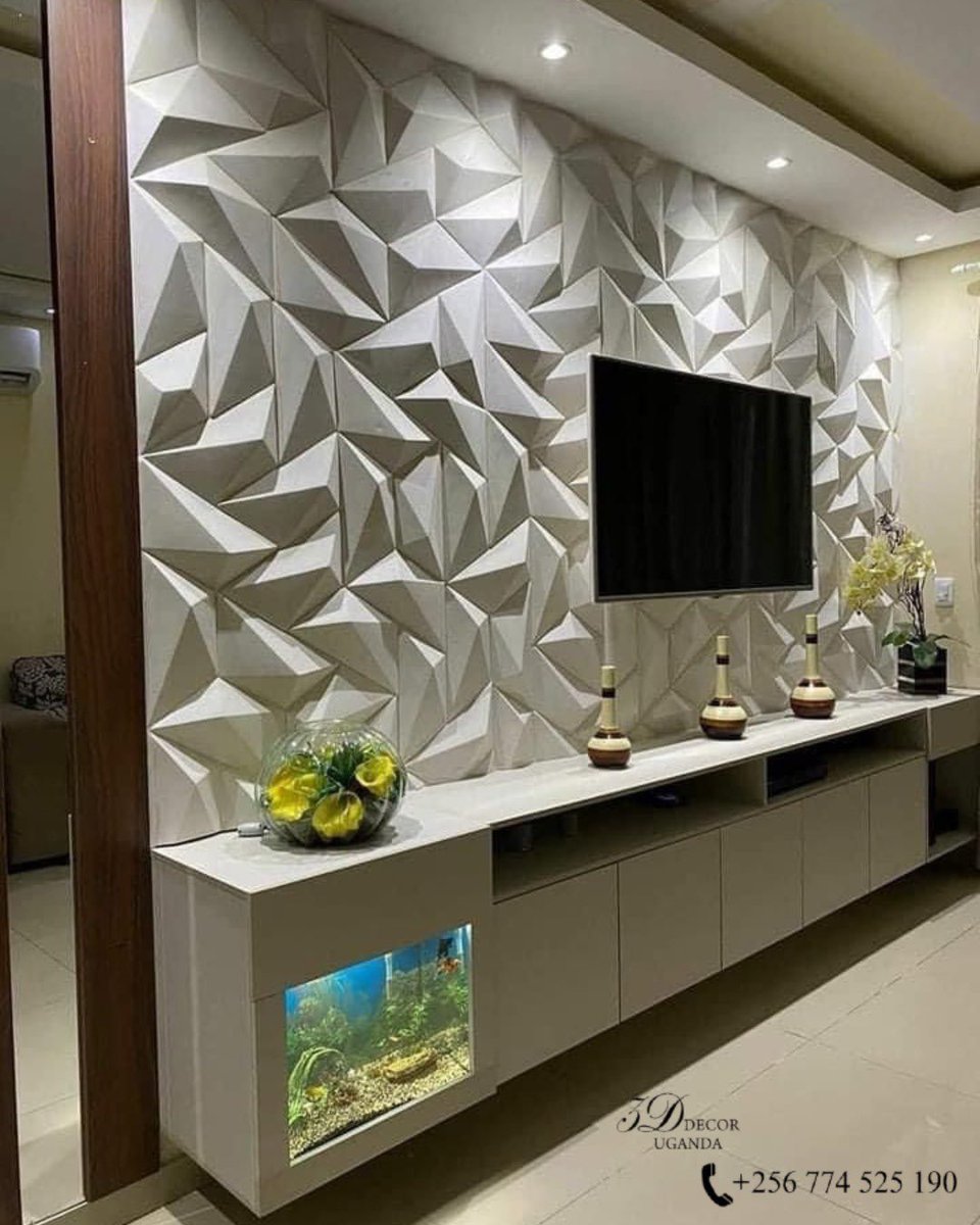 3ddecoruganda's tweet photo. Bold textures are for bold tastes. You can transform your TV corner into a stylish sanctuary with #Diamond #3DWallpanels. 

We have plenty of this in store, they can be painted to any colour of your preference and they are easy to install.

call +256 774 525 190 to book. https://t.co/EHnByaFpos