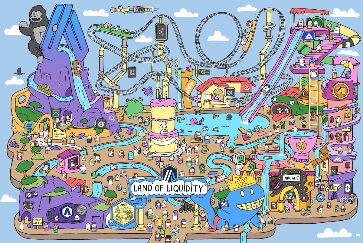 metastreetxyz's tweet photo. In the Land of Liquidity, can you spot where MetaStreet is? Happy birthday @arbitrum DAO 🎂 https://t.co/LCiST2JpsP