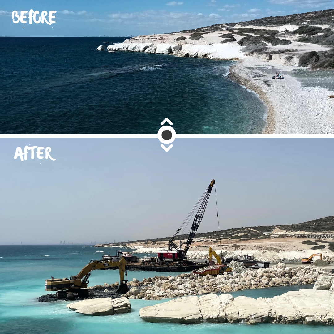⚠️🦭Destructive port works in Pentakomo threaten the habitat of the Mediterranean Monk Seal! 

We are not standing idly by. We are taking this to court. Learn more and support our legal battle to save nature: givengain.com/campaign/penta…