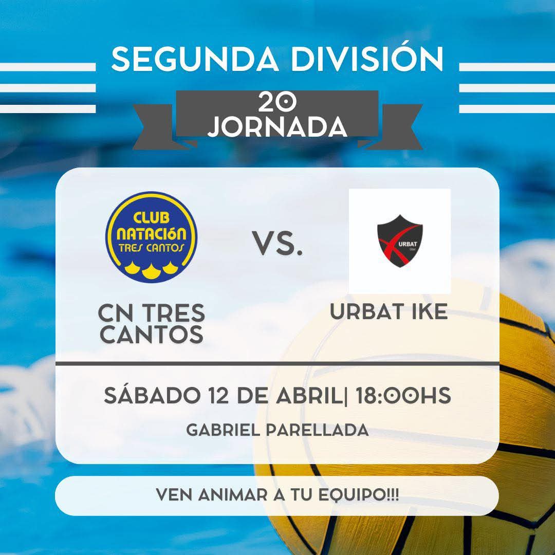 Último partido en casa de esta temporada. Tenemos que acabar con buen sabor de boca, ven a animarnos!! Te esperamos. 

<a href="/3cantosdeportes/">Concejalía Deportes</a> <a href="/revista360y5/">revista360y5trescantos</a> <a href="/ayto3cantos/">Ayuntamiento Tres Cantos</a> #segundadivisión <a href="/RFEN_Oficial/">RFEN</a> <a href="/fmn_oficial/">FMN</a>