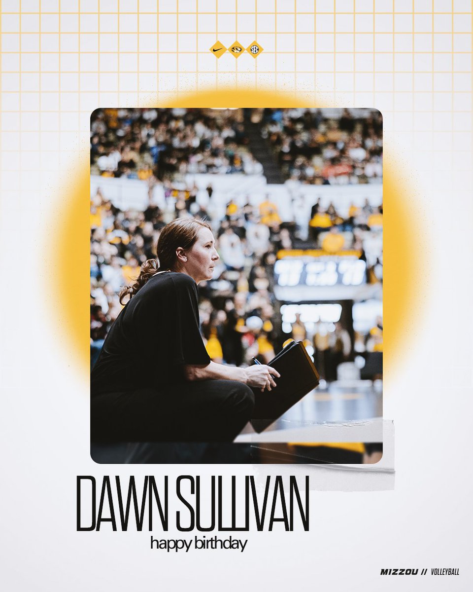 Mizzou Volleyball (@mizzouvb) on Twitter photo Happy Birthday to our leader!! We hope you have an amazing day, Dawn Sullivan!!! 🎂🥳
#MIZ 🐯🏐 | <a href="/Dawn3Sullivan/">Dawn Sullivan</a> Happy Birthday to our leader!! We hope you have an amazing day, Dawn Sullivan!!! 🎂🥳
#MIZ 🐯🏐 | <a href="/Dawn3Sullivan/">Dawn Sullivan</a>