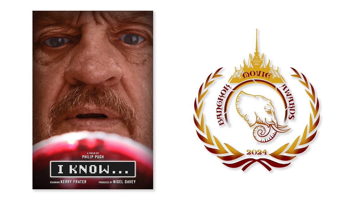 I’m really behind on film stuff so this is old news, but our micro short “I Know…” has been doing brilliantly at festivals. The first of which was in October. Huge thanks to Bangkok Movie Awards for not only selecting our little film, but also awarding it Best One Minute Film🙏