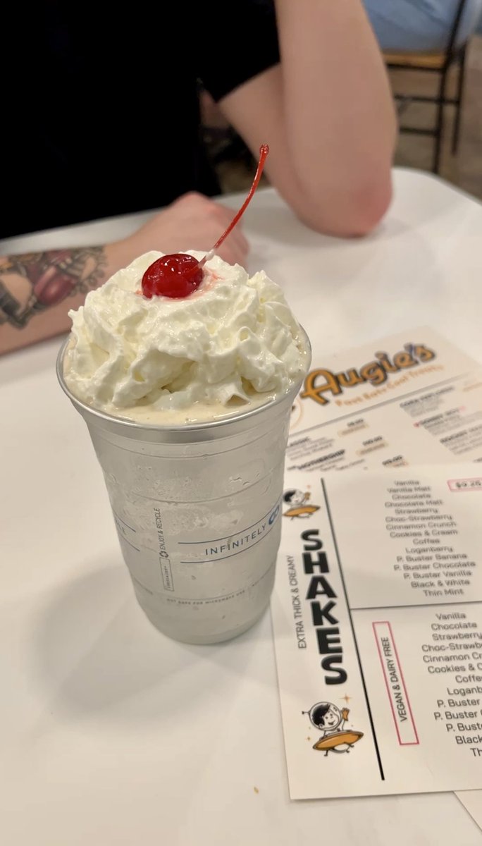 VisitBuffalo_'s tweet photo. Love at first bite 🍔🥤
Augie’s is officially open in the 📍Village of Hamburg! Located at 📍1 Buffalo Street in Staub Square, Augie’s is serving up “fast eats and cool treats” daily from 11 am - 11 pm 🌭
Be sure to stop in and give them a try!
#getaugies #augies #hamburgny https://t.co/D6GCfSPHp1