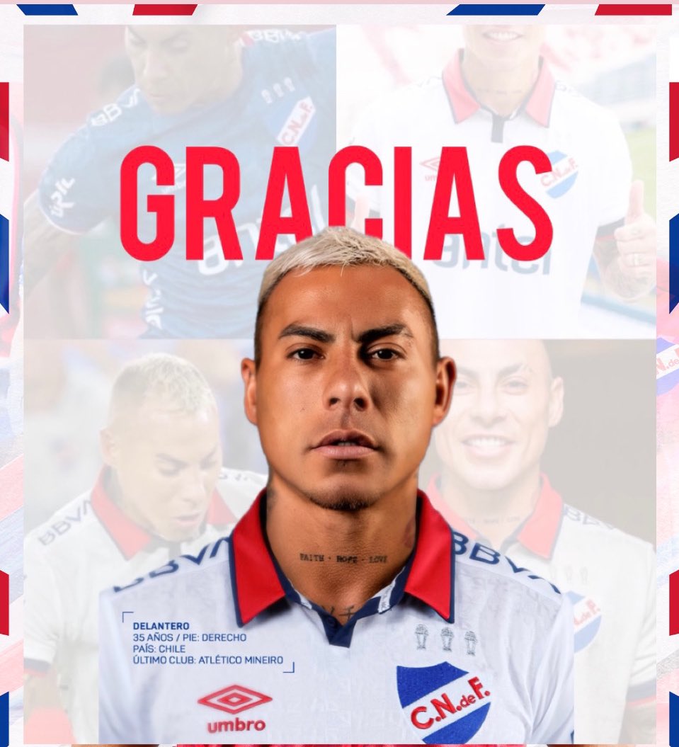 Nacicnal's tweet photo. ℹ️ Nacional y Eduardo Vargas llegaron a un acuerdo para rescindir su contrato. 

Agradecemos a Eduardo el profesionalismo y su dedicación.

¡Éxitos en lo que venga! 💪🏼

#ElClubGigante 🔵⚪️🔴 https://t.co/Rvwcc3NoLn