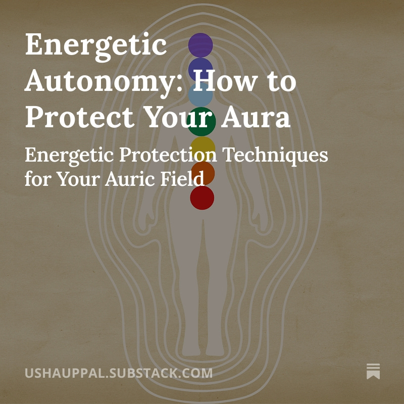 UshaUppal's tweet photo. My in-depth article teaches you how to take full responsibility for your auric field. This helps you reach your higher goals and fulfill your potential.

Link: https://t.co/7VtU4iPijy

#energeticprotection #auracleansing #subtlebody #auricfield #frequency https://t.co/JIK9cuxjFT
