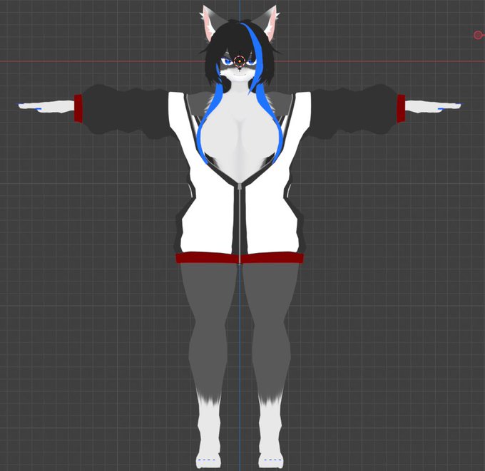 blender生活23日目
昨日は連日の3時間睡眠が祟ったのか15時間近く眠ってしまったので進捗なしでした
前回はショートマズルのケモノだったので今回はロングマズルケモ
相変わらず服がドチャクソ難しいですわね… 