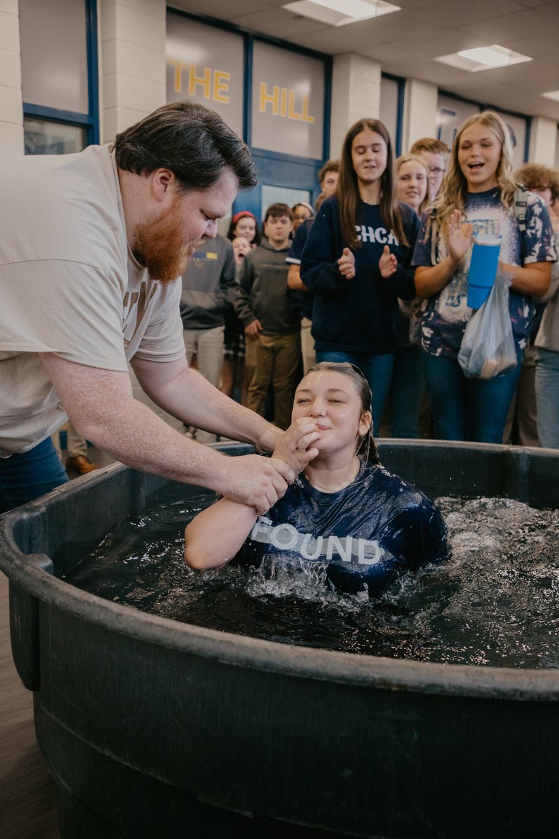 Today, we celebrate with Emilee, who chose to go public with her faith in front of her classmates. We are thankful that the Lord is at work at Cottage Hill Christian Academy! Join us in praying for her as she continues to grow in her walk with the Lord! #FaithFamilyFuture