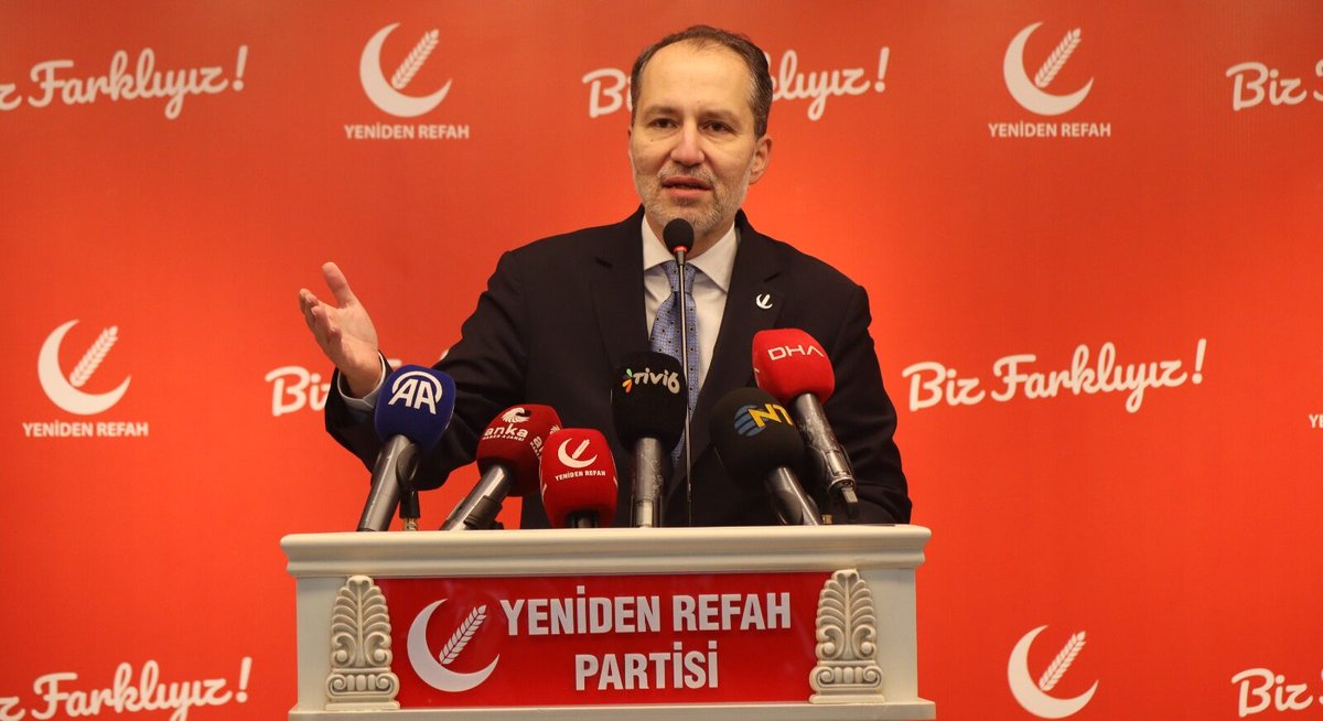 🔴Dr. Fatih Erbakan:

“Küresel güçlerin yeni oyunu İklim Kanunu’na karşı çıkıyoruz! İklim Kanunuʼna karşı mecliste ret oyu kullanacağız.”