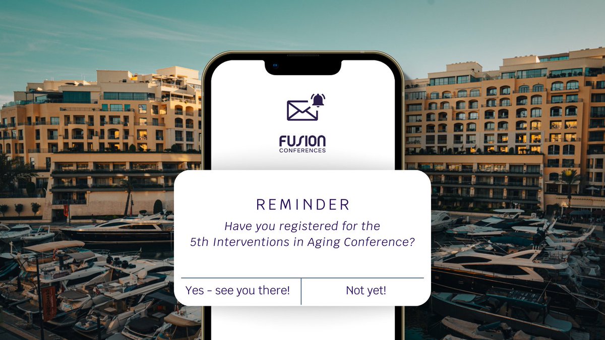Fancy visiting Malta to hear all the newest research on all things #Aging?
Register today &amp; submit an abstract to join Henri, Linda, Will and our fantastic speaker lineup! 🇲🇹 #FusionAging25
📅Early Bird &amp; Talk Deadline: 24 April 2025
🔗Conference Website: bit.ly/4i8RhGE