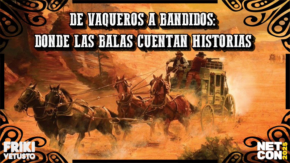 Preparaos para un emocionante paseo por la salvaje Frontera el miércoles 16 de abril.
netconplay.es/listado-de-cha…