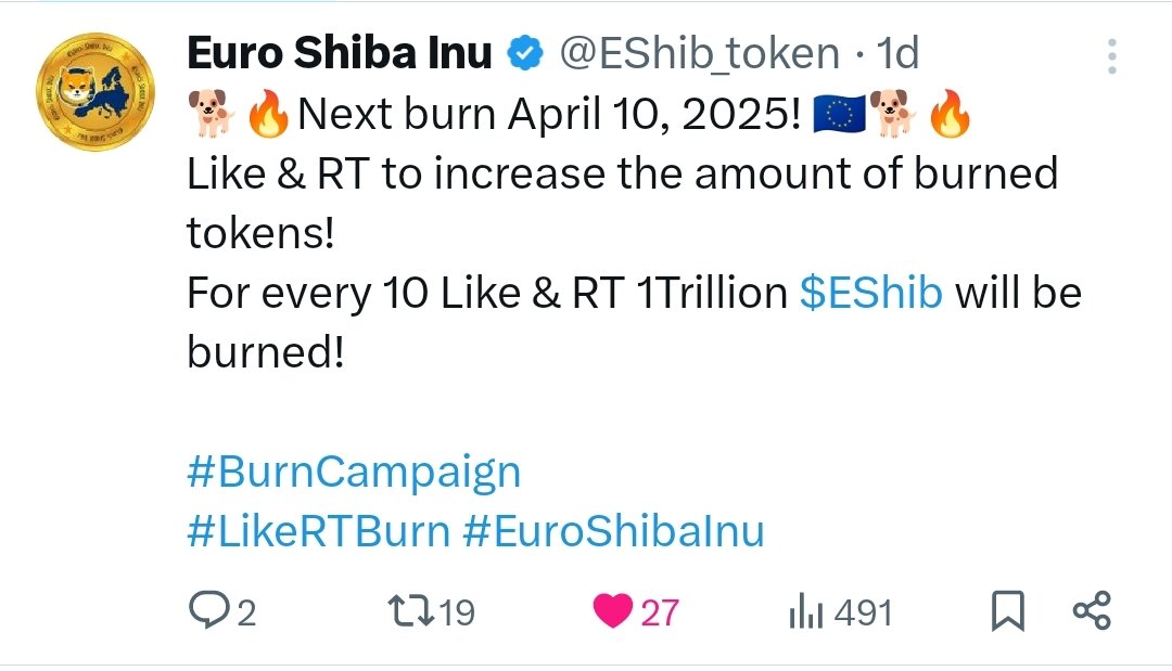 New burn completed!