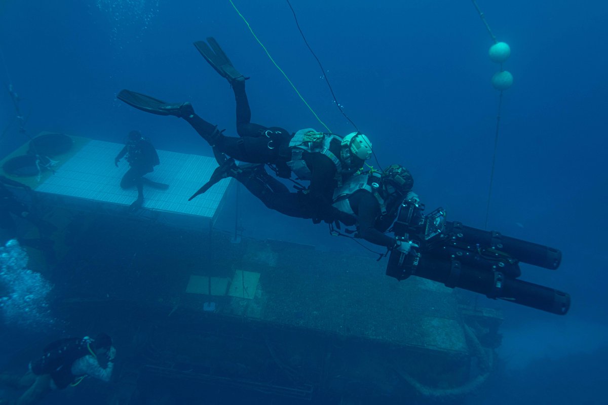 🔱 🤿 <a href="/USNavy/">U.S. Navy</a> SEALs conducted dive operations to increase maritime lethality during training earlier this year at the Aquarius Reef Base off the coast of Key Largo, Florida. <a href="/socnorth/">SOCNORTH</a>

NSW deploys the world's most lethal maritime SOF capabilities to enable Joint Force lethality.