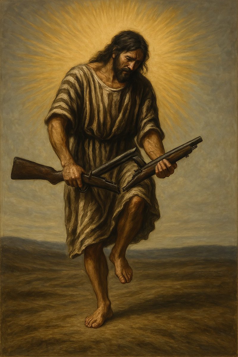 Christ break the rifle by Chatgpt