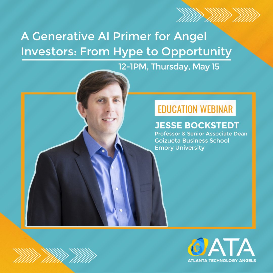 REGISTER NOW: This session offers a practical primer on Generative AI for angel investors: demystifying how the technology works, spotlighting cutting-edge use cases and startups, and exploring the rise of verticalized AI businesses. eventbrite.com/e/131525225790…