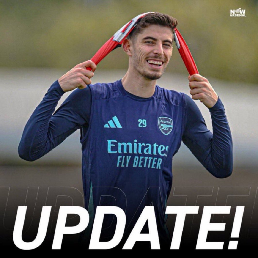 now_arsenaI's tweet photo. 🚨There is a possibility that Arsenal could reintegrate Kai Havertz if there is something to play for before the end of the season, with his recovery seemingly going well. 

However, it only remains a possibility, and there are a lot of ‘ifs’ in that.

[@David_Ornstein] https://t.co/sxRi4ovMiI