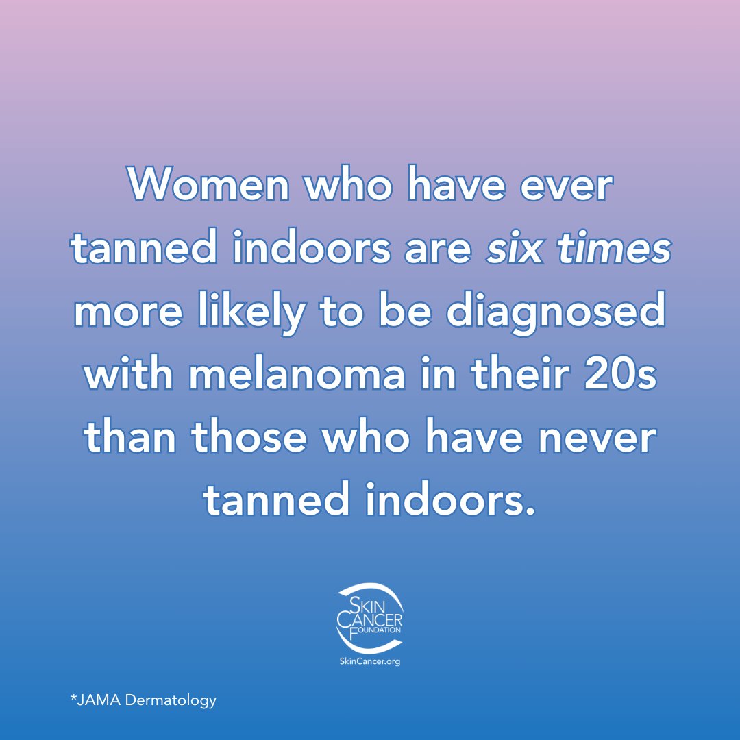 There is nothing good that comes from indoor tanning.  We promise, you do not need a base tan. Go with your natural glow! Your skin will thank you later! 

#AntiTanning #SkinCancer #BanIndoorTanning #ProtectYourSkin