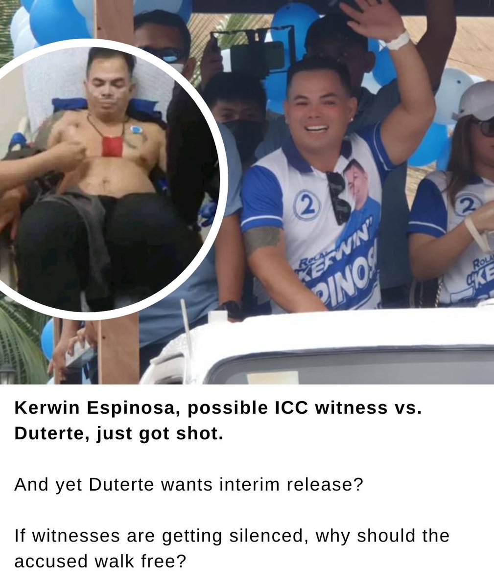 They just shot a potential ICC witness—

If witnesses are getting gunned down, who’s really safe? And who’s making sure they aren’t?