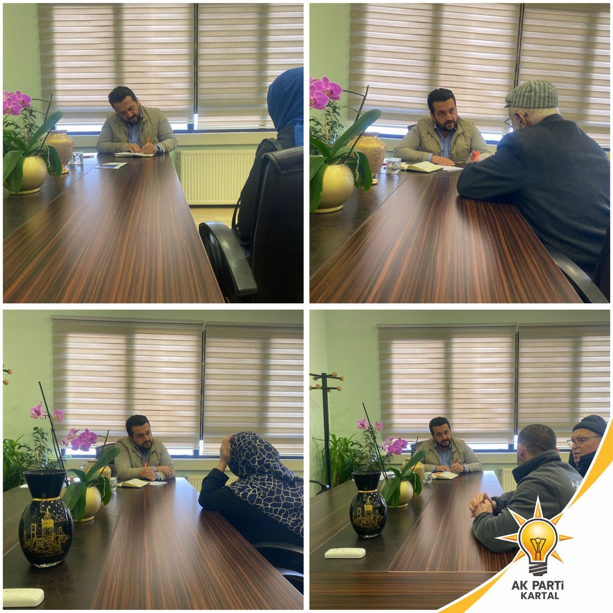 Her Perşembe Halk Günü..”
İlçe Başkanımız <a href="/haydargoksoy/">Haydar Göksoy</a> vatandaşlarımızı dinledi, taleplerini not aldı.

Birlikte konuşuyor, birlikte çözüm üretiyoruz.
#HalkGünü #BirlikteBaşaracağız

<a href="/abdullahozdemir/">Abdullah Özdemir</a> <a href="/halimaksu/">Abdulhalim Aksu</a> <a href="/abuyukgumus/">Ahmet Büyükgümüş</a> <a href="/abdullaharidoru/">Abdullah Arıdoru</a> <a href="/Akparti/">AK Parti</a>