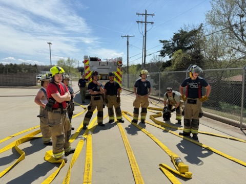 CentralTechEdu's tweet photo. Over the past 3 months, firefighters from local stations have dedicated their weekends to participate in the Firefighter 1 Hybrid Academy, complying with NFPA 1001 standards. These individuals have taken time away from their families and full-time jobs to learn essential skills. https://t.co/qJAKwrK6JX