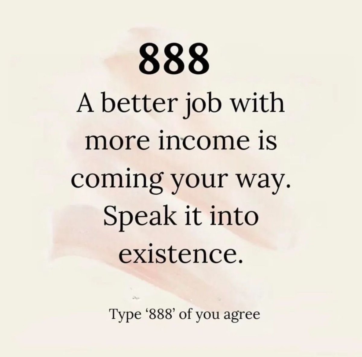 Type 888 to affirm.