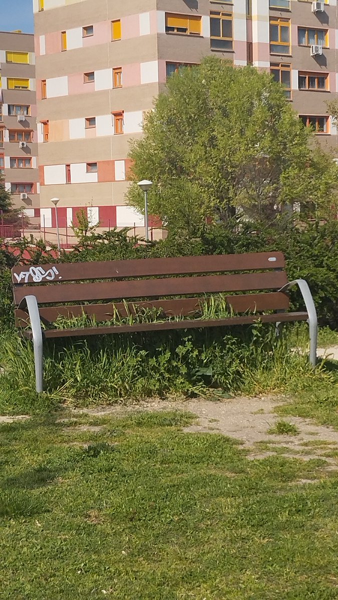 kaotika13's tweet photo. @AytoAlcorcon @EsmasAlcorcon no se a quien le corresponde directamente, pero podían pasarse a arreglar un poquito está zona. Los bancos están que parecen una jungla. https://t.co/tHibuRxf2a