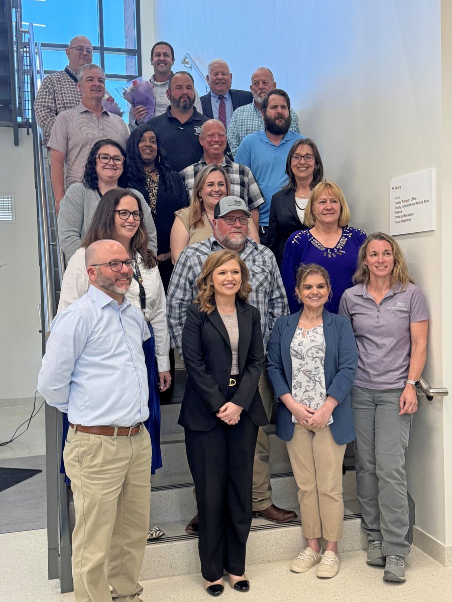 HarnettCounty's tweet photo. 📣 Harnett County proudly recognized 18 employees on Wednesday, April 9, 2025, for successfully completing the inaugural Harnett Management Academy — a nine-month leadership development program. Read more: https://t.co/Bk8S5jkvF4 https://t.co/ZvDSP9TkHx