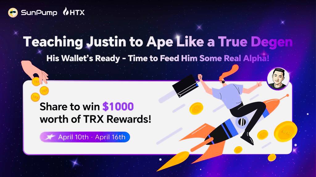 vibequeen01's tweet photo. How I’d Guide Justin Sun Through Meme Trading with $SUNDOG.
.......................................................................

Justin Sun’s wallet is ready now it’s time to introduce him to the real game of meme trading on TRON.
With the #SunPump movement gaining momentum, @justinsuntron has the perfect chance to experience the power of community-backed tokens.
.......................................................................

If I were handed 1000 $USDT by Justin?
I’d take the leap with $SUNDOG — a meme coin with strong energy, a loyal following, and room to grow.

.......................................................................
Here’s my strategy:
Once I reach a solid 40x–50x, I’ll secure my initial investment as profit. The remaining position stays live, I’ll ride the wave while staying closely connected to the project’s updates and overall market trends.
It’s all about minimizing risk, maximizing potential, and playing the long game.
.......................................................................
This isn’t just trading memes, it’s understanding the pulse of Web3 culture and making moves with intention.

@sunpumpmeme @HTX_Global @justinsuntron  #SunPump #memecoins