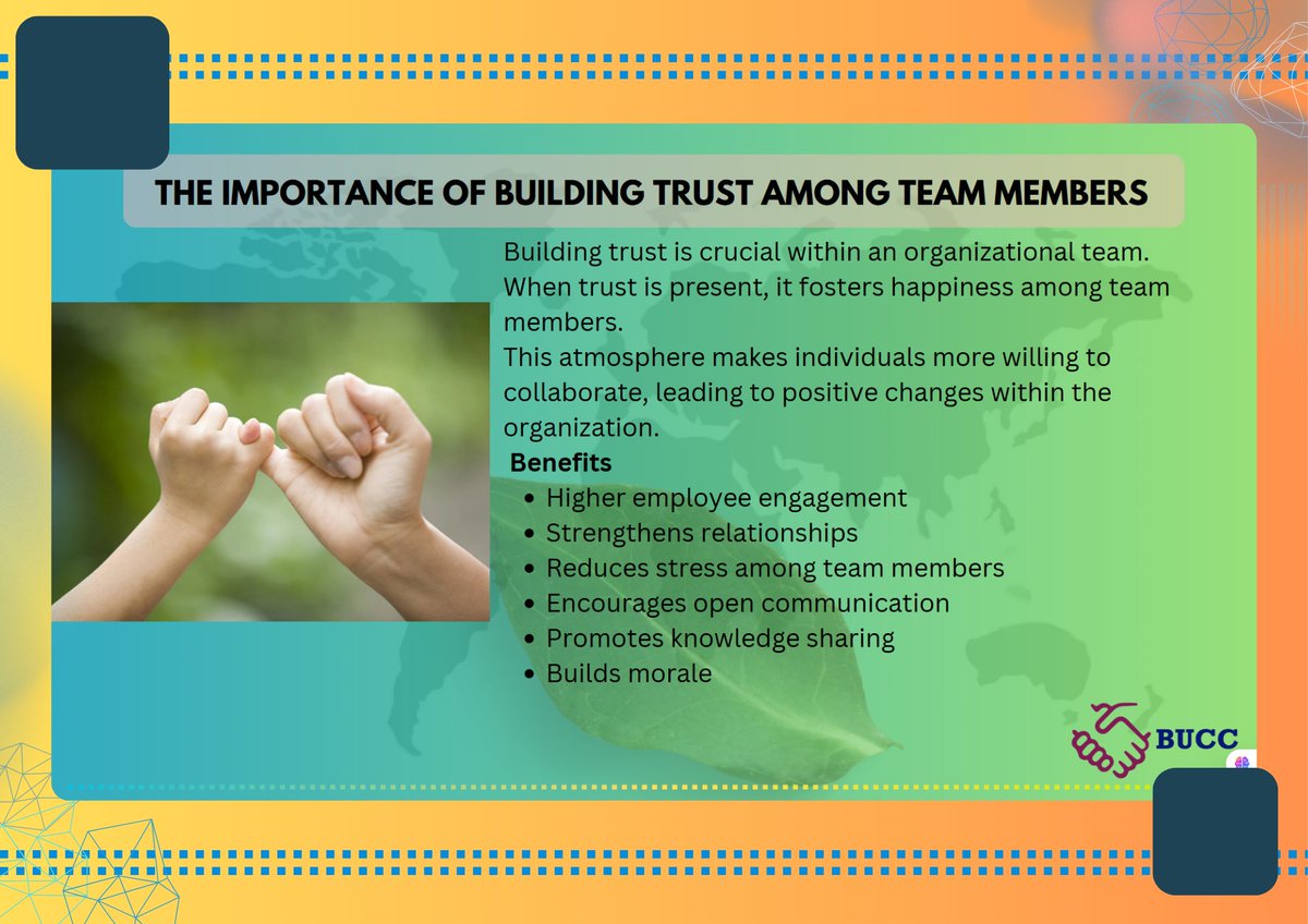 bucc_org's tweet photo. The BUCC conducted an internal training among its team members on April 7, 2025. The purpose of our training was to build trust among team members to ensure a happy and enjoyable environment for everyone, regardless of their background.
#BUCC #capacitybuildingtraining https://t.co/MUlRTJwH94