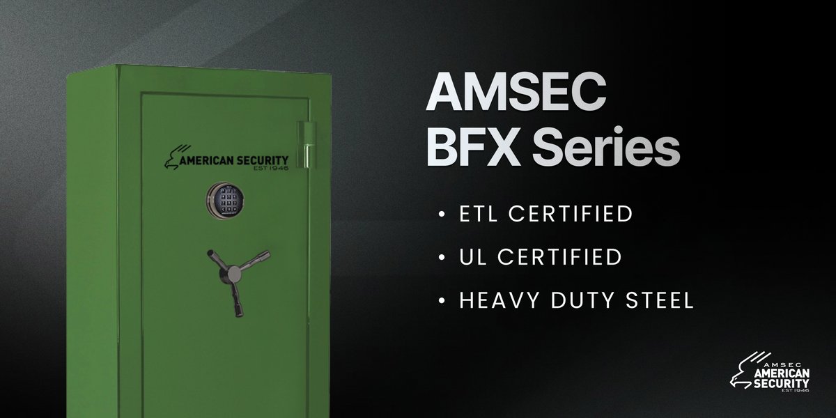 amsec_safes's tweet image. Live in a wildfire-prone area? 🔥 The BFX safe series is built to protect what matters most:

✅ Withstands 1200°F for 120 mins
✅ Heavy-duty steel &amp;amp; fire-resistant materials
✅ UL RSC I rated for burglary protection

Explore the BFX series here: hubs.li/Q03fj0xc0 #GunSafe